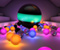 3D Glowing Balls Colorful