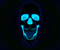 3D Skull Blue